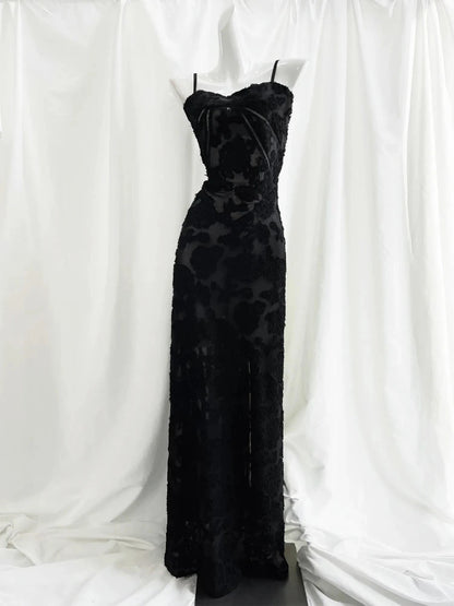 Vestido Longo de Renda