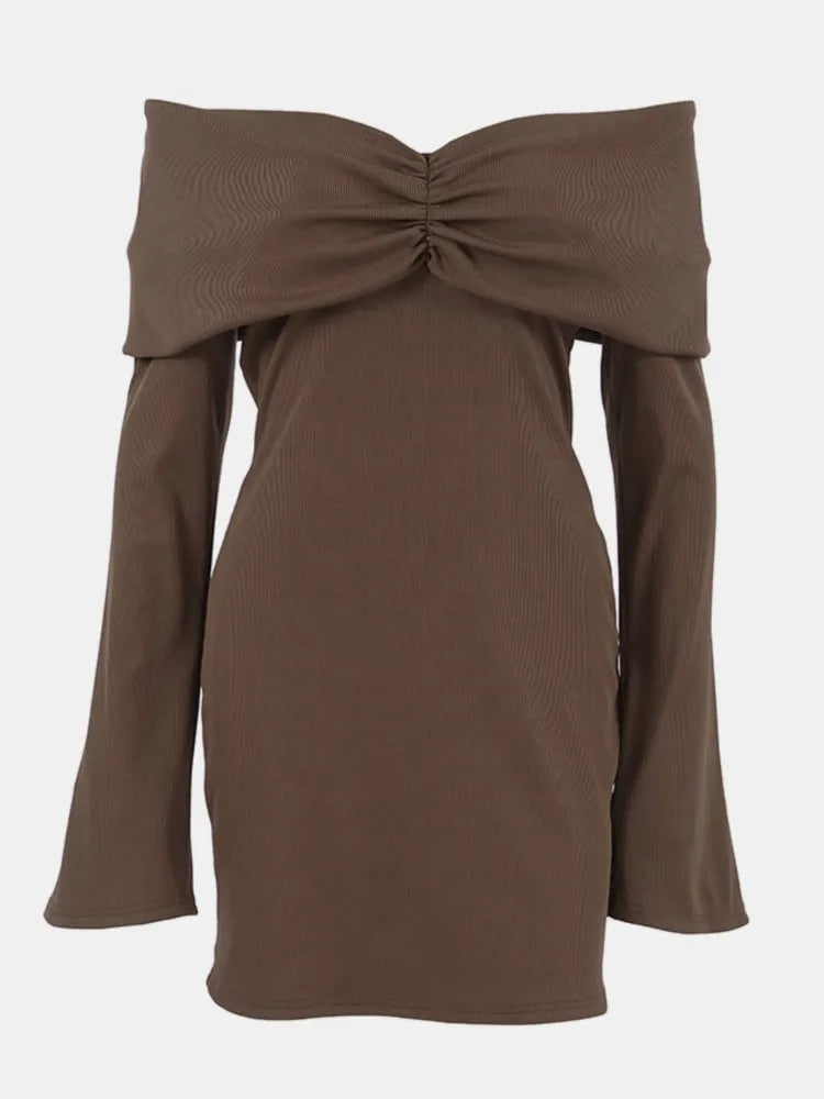 vestido , vestidocurto , vestidoinvernocurto , vestidomarrom 