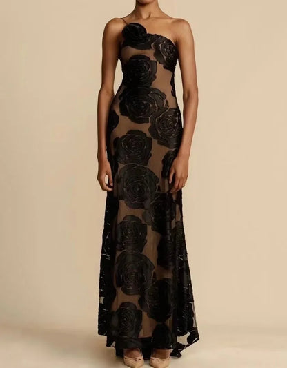 Vestido Longo de Tule