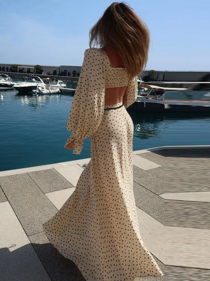 Conjunto Poá Belle Époque - Casual Chic l CAROL ESPAÇO FASHION