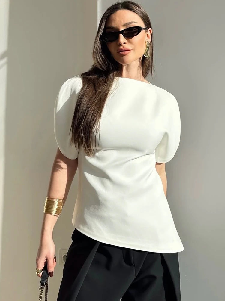 Blusa Feminina Elegance Puff - Casual Chic l CAROL ESPAÇO FASHION