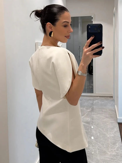 Blusa Feminina Elegance Puff - Casual Chic l CAROL ESPAÇO FASHION