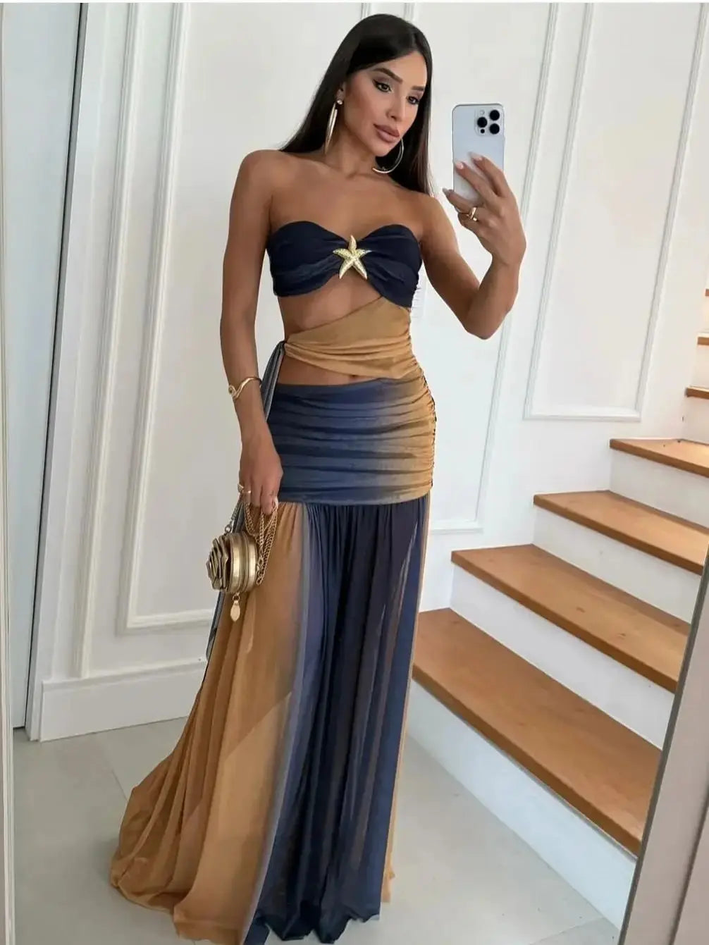 vestido , vestidoestreladomar , vestidolongotule , conjunto , conjunto feminino , conjuntodepraia , maiôesaia