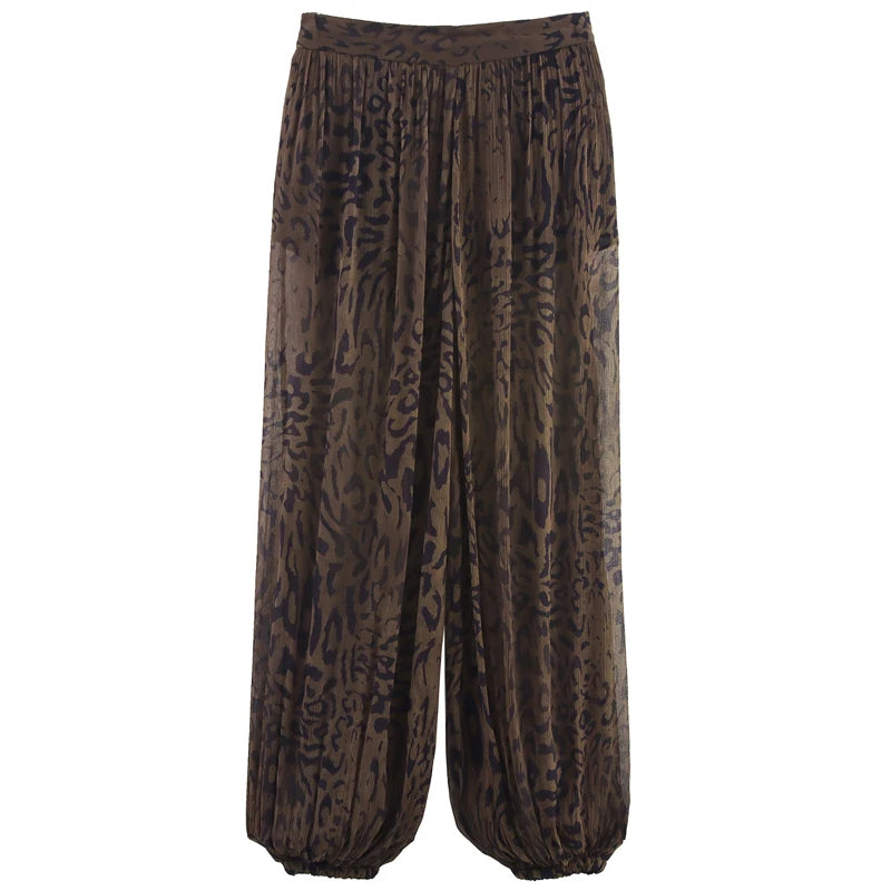 Calça Animal Print Safari Chic - Casual Chic l CAROL ESPAÇO FASHION
