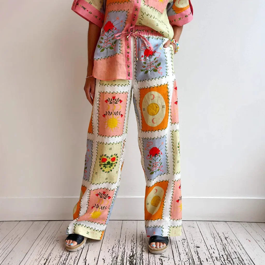 Conjunto Patch Color Pastel Calça