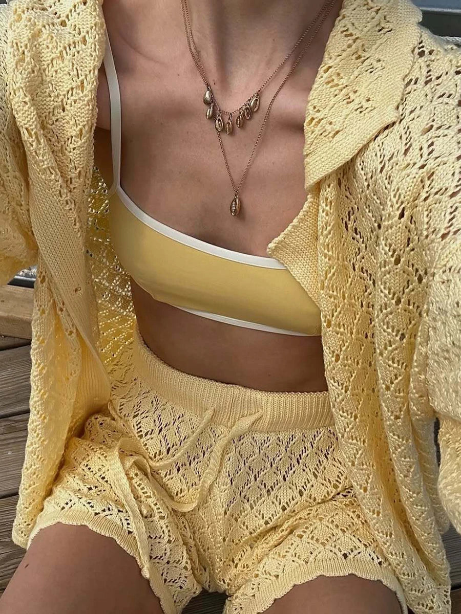 Conjunto Positano Crochê