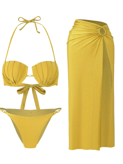 Conjunto Biquini 3 Peças Conchas