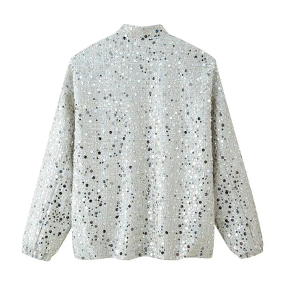 Jaqueta Shine Glam Paetê