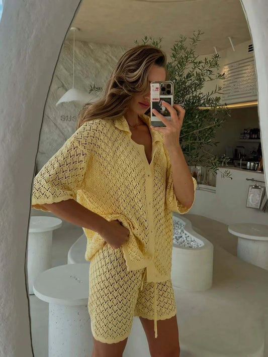 Conjunto Positano Crochê