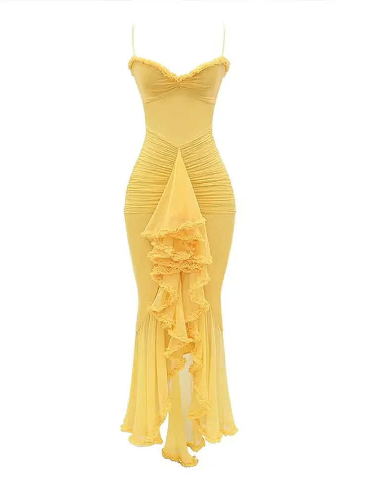 vestido , vestidobabado , vestidoamarelo , vestidofesta 