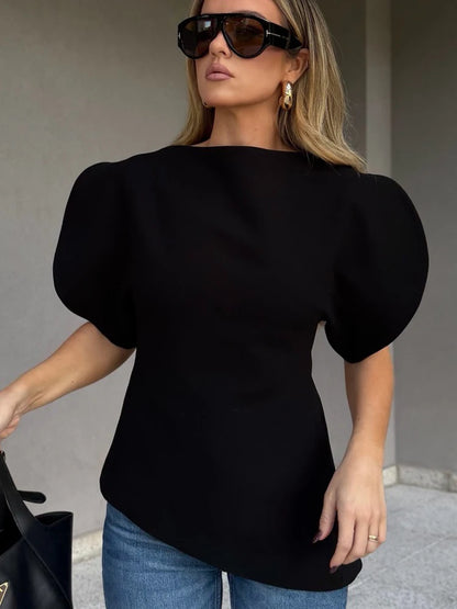 Blusa Feminina Elegance Puff - Casual Chic l CAROL ESPAÇO FASHION