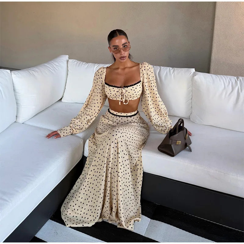 Conjunto Poá Belle Époque - Casual Chic l CAROL ESPAÇO FASHION