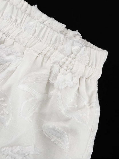 Conjunto Floral Blanc Étoile - Casual Chic l CAROL ESPAÇO FASHION