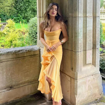 vestido , vestidobabado , vestidoamarelo , vestidofesta 