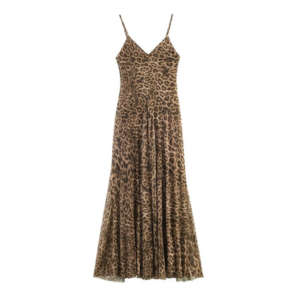 Vestido Longo Savannah Leopard - Casual Chic l CAROL ESPAÇO FASHION