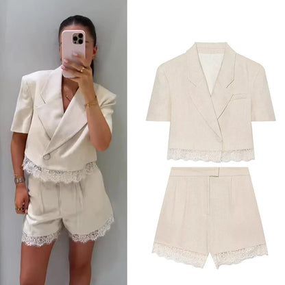 Conjunto Alfaiataria  Chic - Casual Chic l CAROL ESPAÇO FASHION