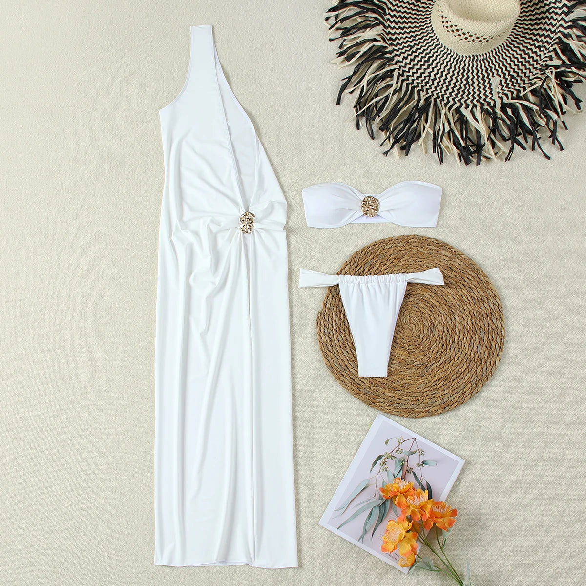 conjunto3peças , biquinibranco , conjuntobiquini3peças , conjuntobiquini3peçasbranco