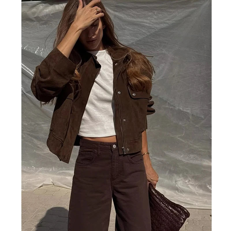 Jaqueta Suede Verona - Outono Inverno l CAROL ESPAÇO FASHION