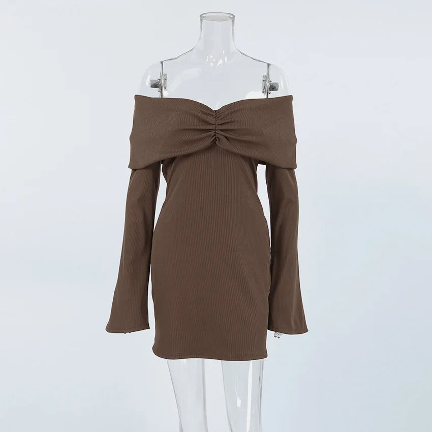 vestido , vestidocurto , vestidoinvernocurto , vestidomarrom 