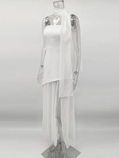 Vestido Longo Tule
