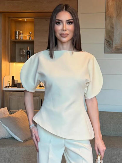 Blusa Feminina Elegance Puff - Casual Chic l CAROL ESPAÇO FASHION