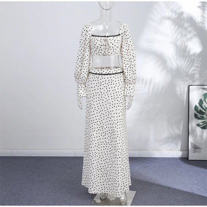 Conjunto Poá Belle Époque - Casual Chic l CAROL ESPAÇO FASHION