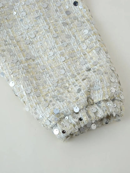 Jaqueta Shine Glam Paetê