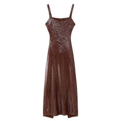 vestido , vestidolongo , vestidomarrom , vestidolongopaete, vestidomarrompaete