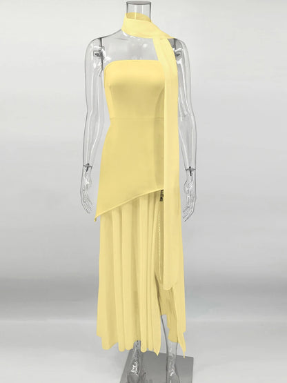 Vestido Longo Tule