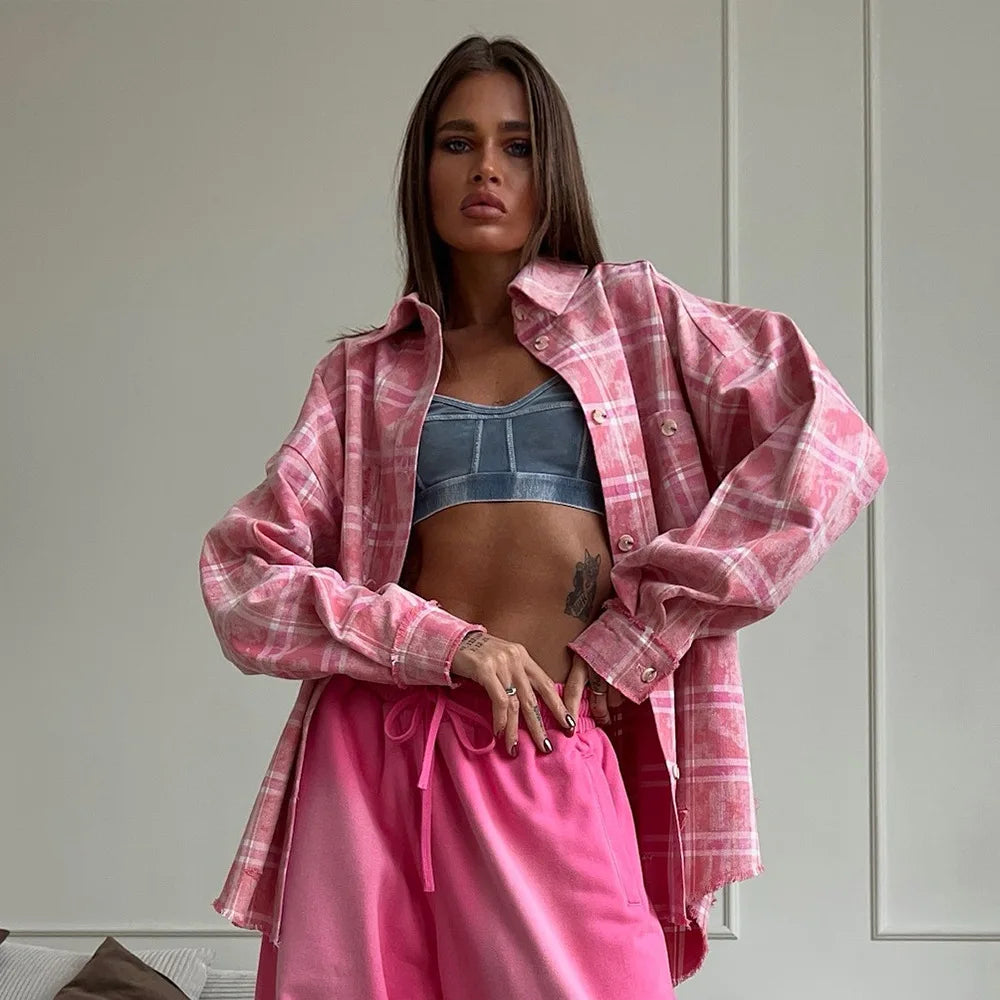 camisa , camisafemininina , camisafemininaxadrez ,camisarosafemininaxadrez
