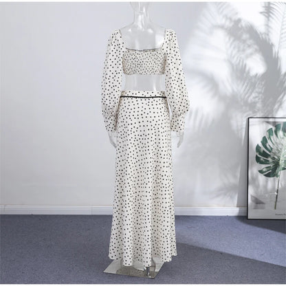 Conjunto Poá Belle Époque - Casual Chic l CAROL ESPAÇO FASHION