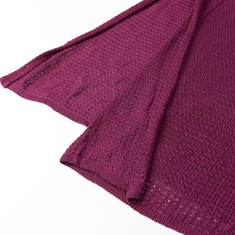 Saida de Praia Vestido Longo Manga Longa Argola