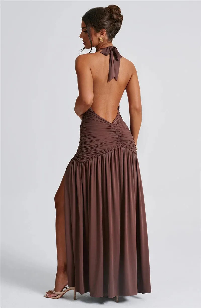 vestido , vestidolongo ,vestidomarrom, vestidolongofenda, vestidopreto , vestidobrancolongo