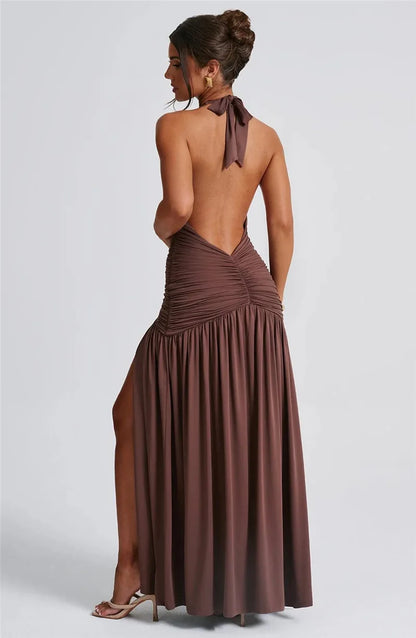 vestido , vestidolongo ,vestidomarrom, vestidolongofenda, vestidopreto , vestidobrancolongo