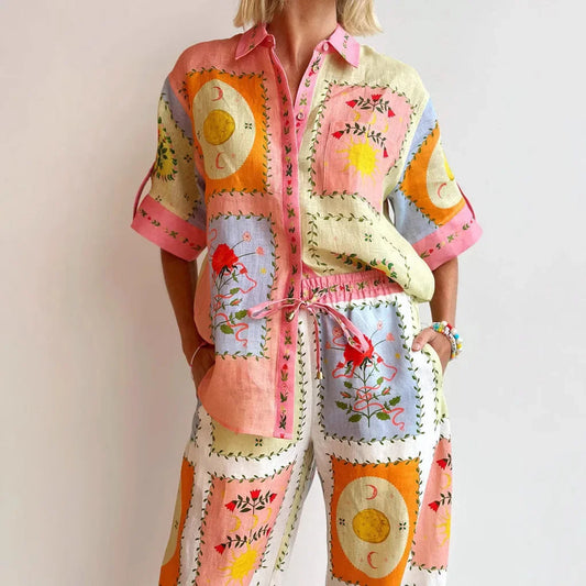 Conjunto Patch Color Pastel Calça