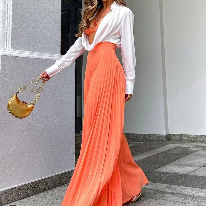 calça , calçaplissada , calçafemininaplissada 