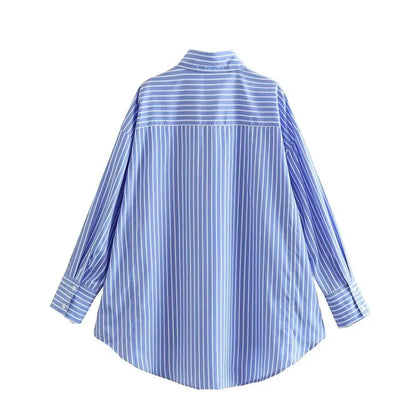 camisa , camisalistradafeminina , camisalistradadeazul