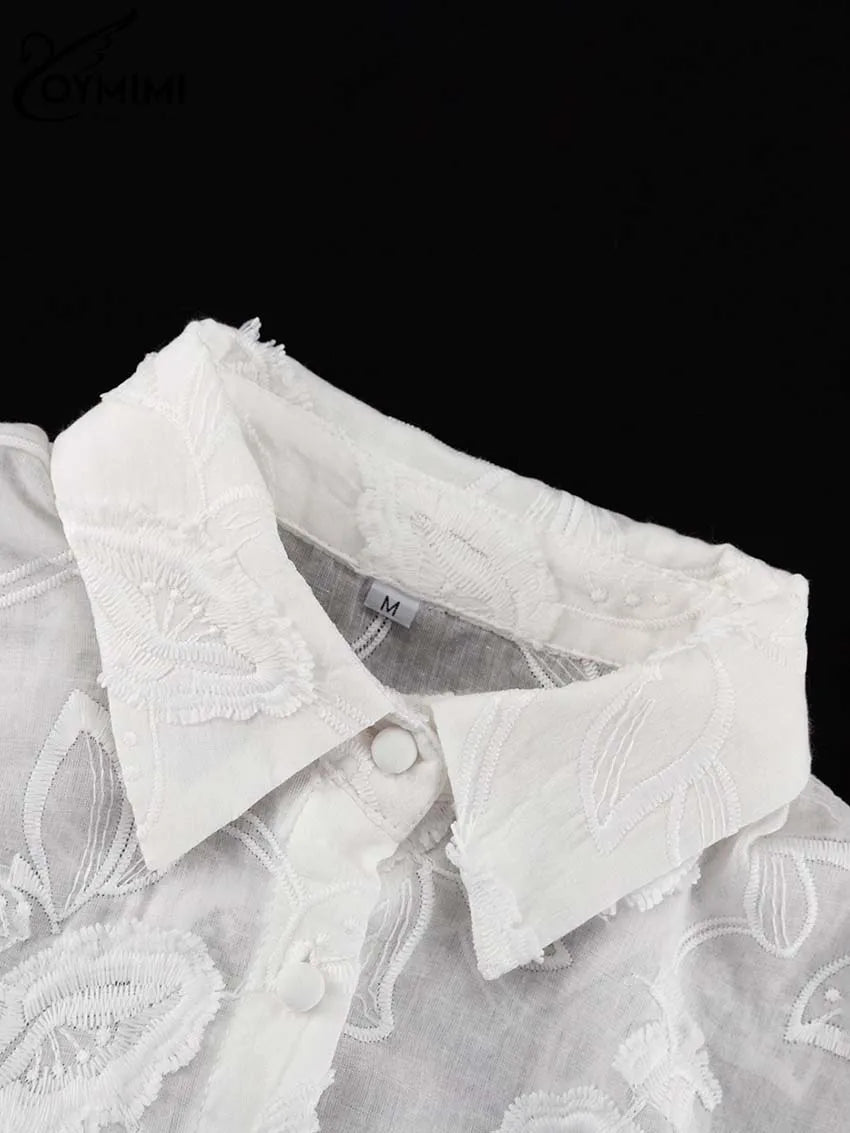 Conjunto Floral Blanc Étoile - Casual Chic l CAROL ESPAÇO FASHION
