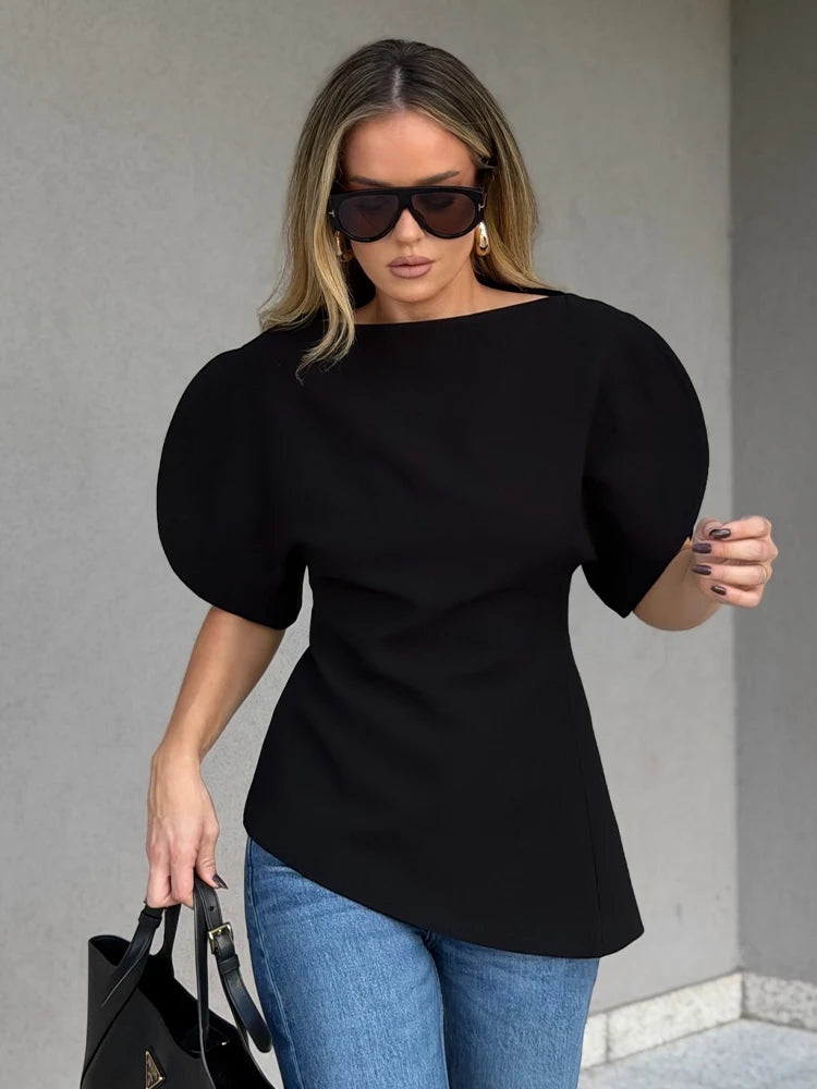 Blusa Feminina Elegance Puff - Casual Chic l CAROL ESPAÇO FASHION
