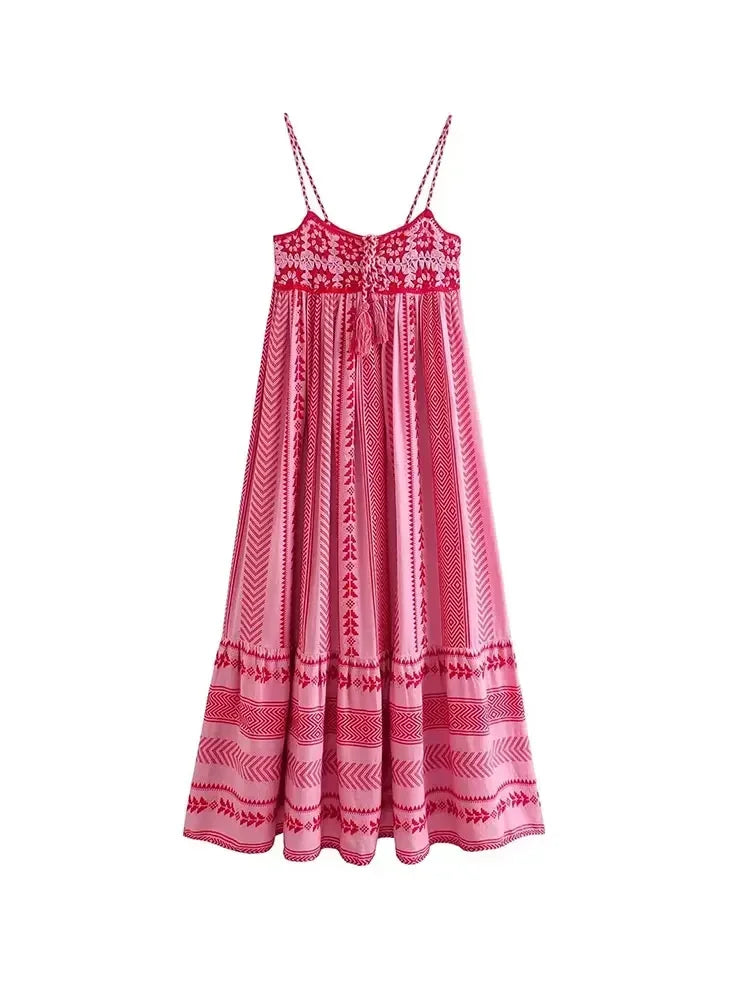 vestido , vestidolongo , vestidorosalongo , vestidolongorosa