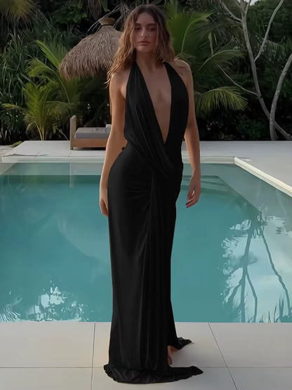 Vestido Longo Dione - Moda Festa l CAROL ESPAÇO FASHION