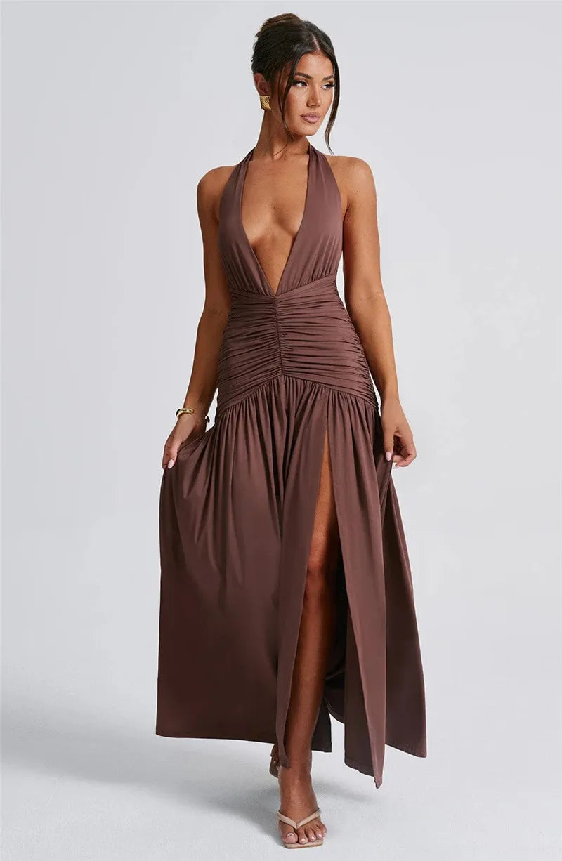 vestido , vestidolongo ,vestidomarrom, vestidolongofenda, vestidopreto , vestidobrancolongo