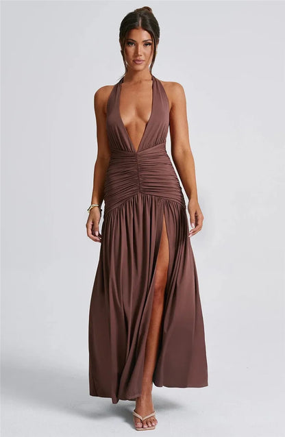 vestido , vestidolongo ,vestidomarrom, vestidolongofenda, vestidopreto , vestidobrancolongo