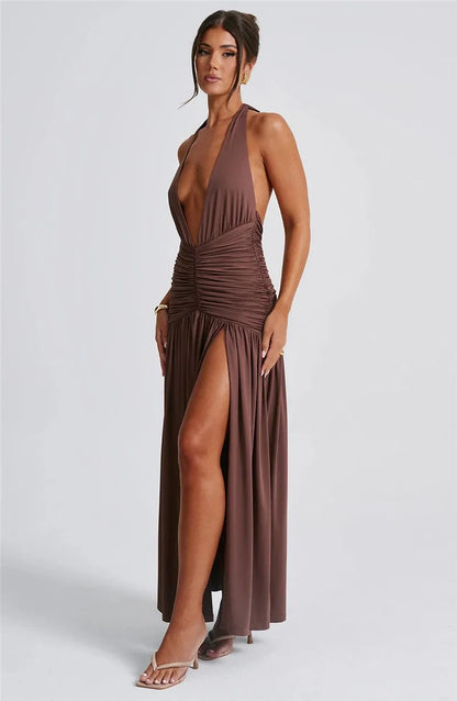 vestido , vestidolongo ,vestidomarrom, vestidolongofenda, vestidopreto , vestidobrancolongo