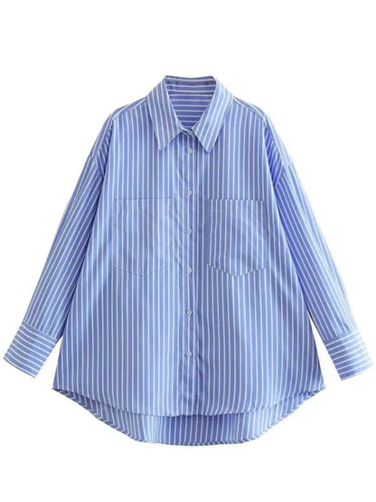 camisa , camisalistradafeminina , camisalistradadeazul