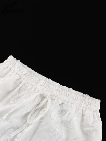 Conjunto Floral Blanc Étoile - Casual Chic l CAROL ESPAÇO FASHION