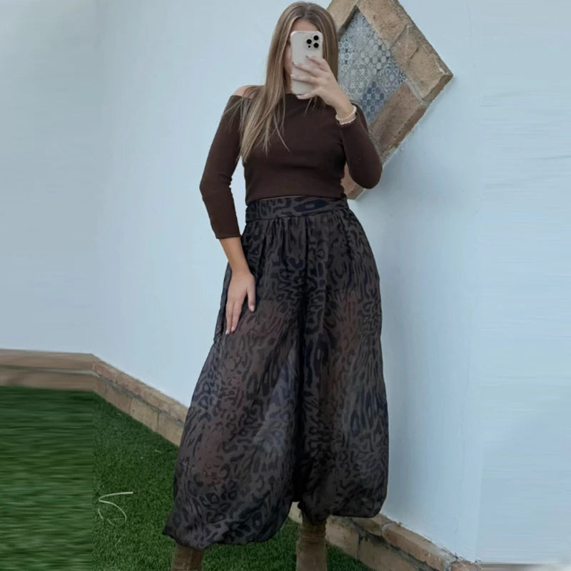 Calça Animal Print Safari Chic - Casual Chic l CAROL ESPAÇO FASHION