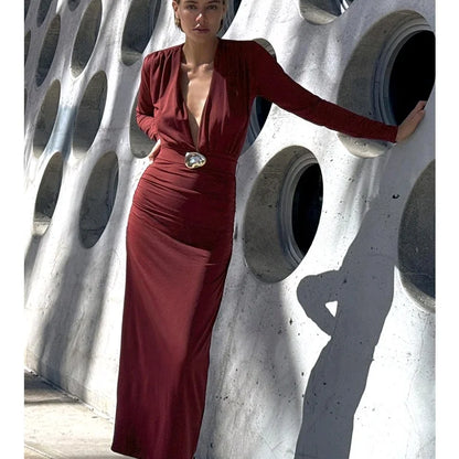 vestido , vestidolongo , vestidodemanga , vestidoinverno , vestidocoleçãoinverno 