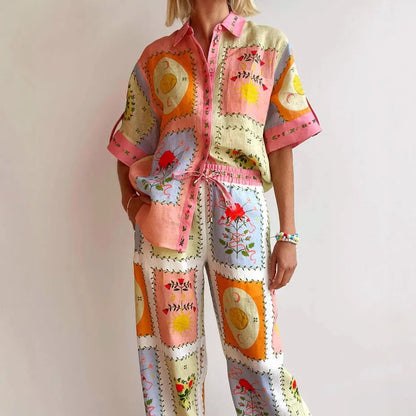 Conjunto Patch Color Pastel Calça