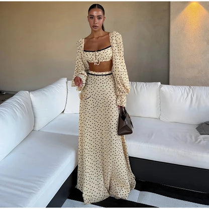Conjunto Poá Belle Époque - Casual Chic l CAROL ESPAÇO FASHION